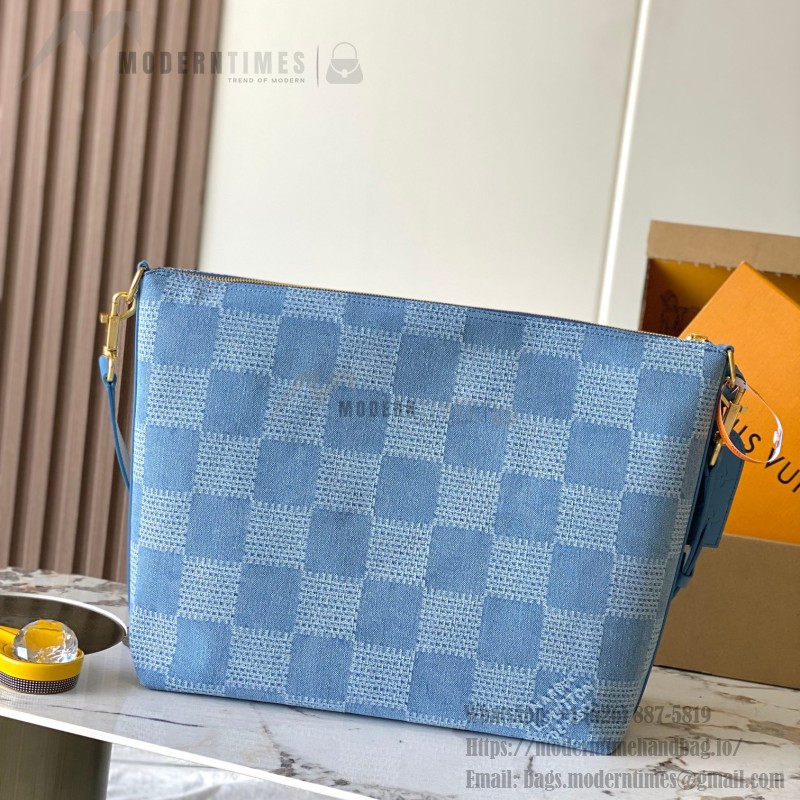 Replica Louis Vuitton Vagabond Hobo N00202 Denim – Premium MB163c Version