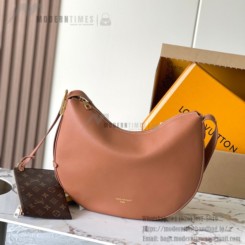 Louis Vuitton Low Key Cookie Medium Handbag – Black Apricot Brown – MB163C Chip