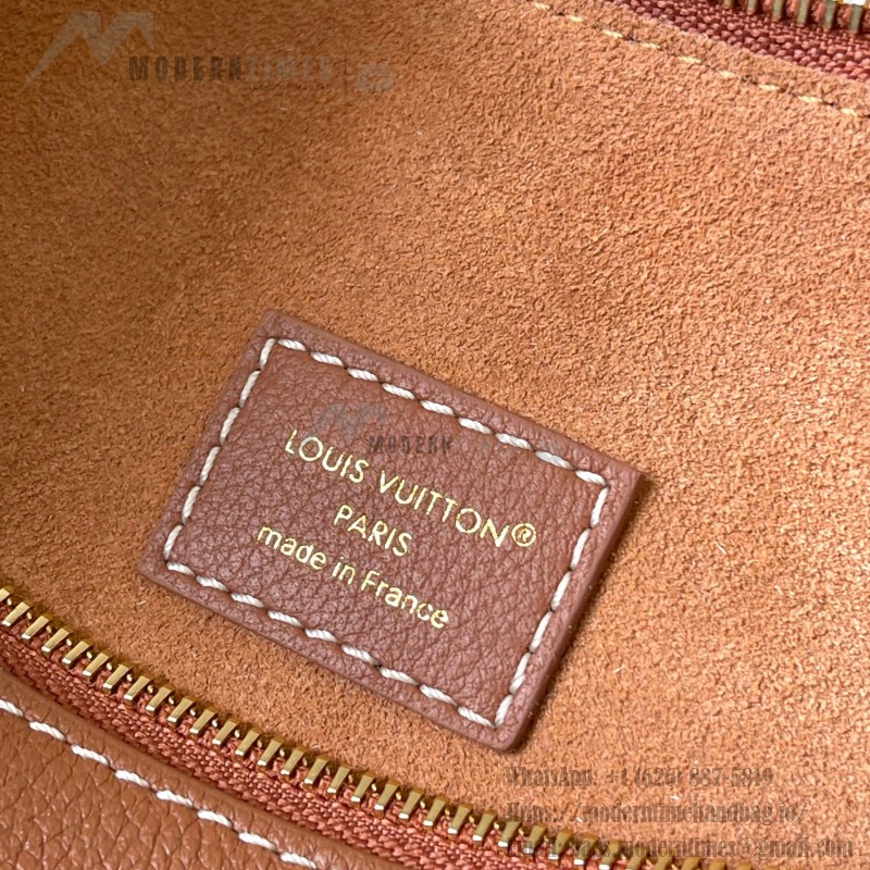 Louis Vuitton Low Key Cookie Medium Handbag – Black Apricot Brown – MB163C Chip