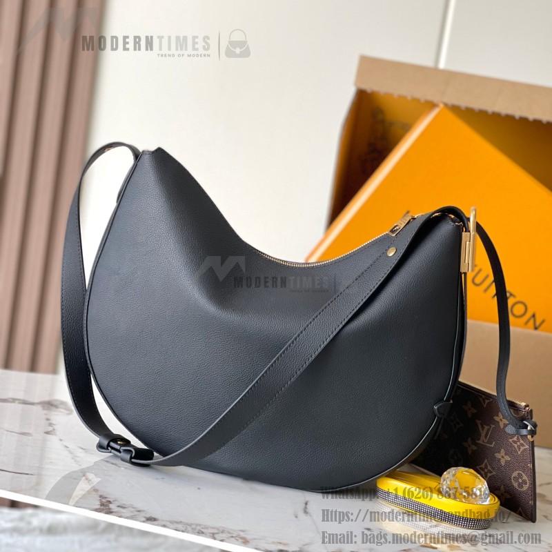 Louis Vuitton Low Key Cookie Medium Handbag – Black Apricot Brown – MB163C Chip
