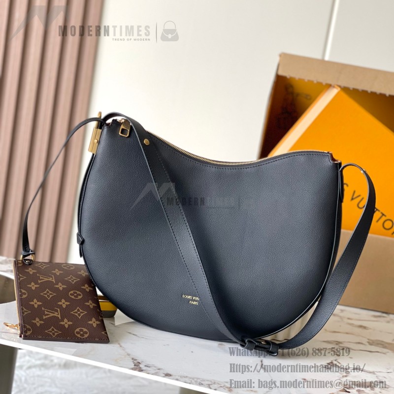 Louis Vuitton Low Key Cookie Medium Handbag – Black Apricot Brown – MB163C Chip