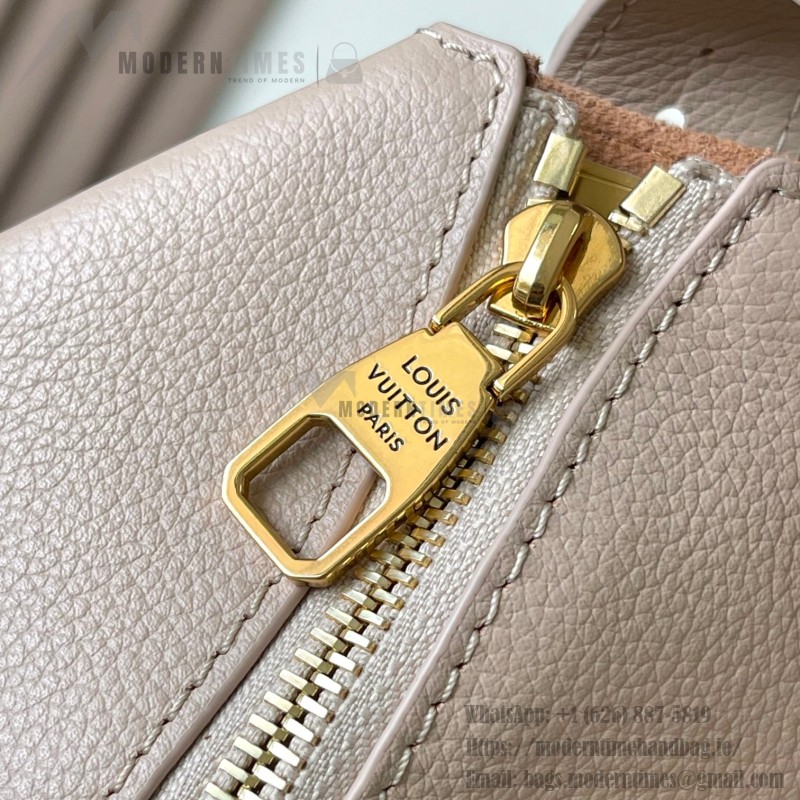 Louis Vuitton Low Key Cookie Medium Handbag – Black Apricot Brown – MB163C Chip