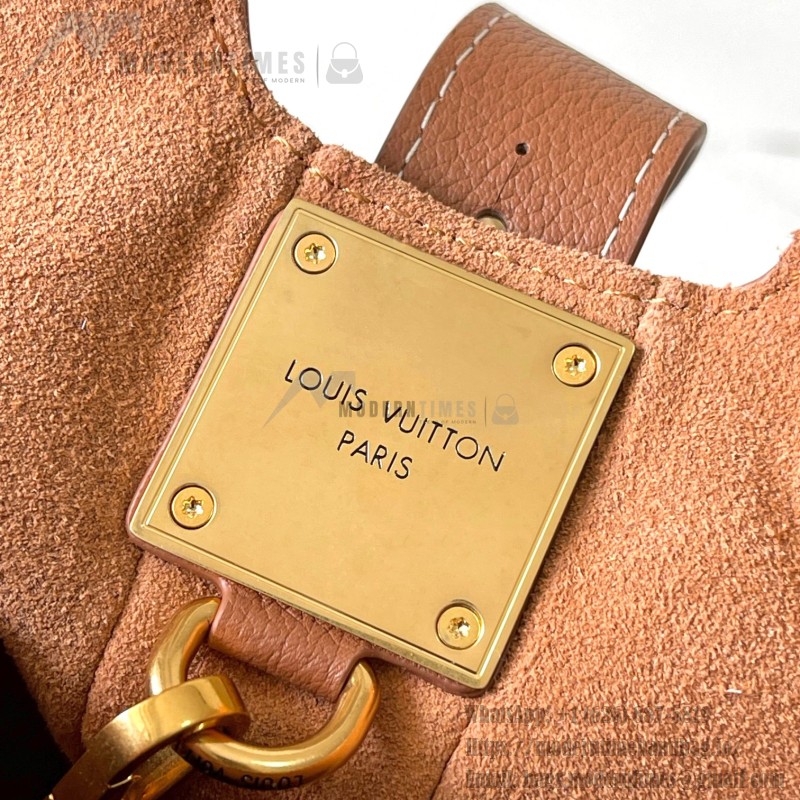 Louis Vuitton Low Key Cookie Medium Handbag – Black Apricot Brown – MB163C Chip