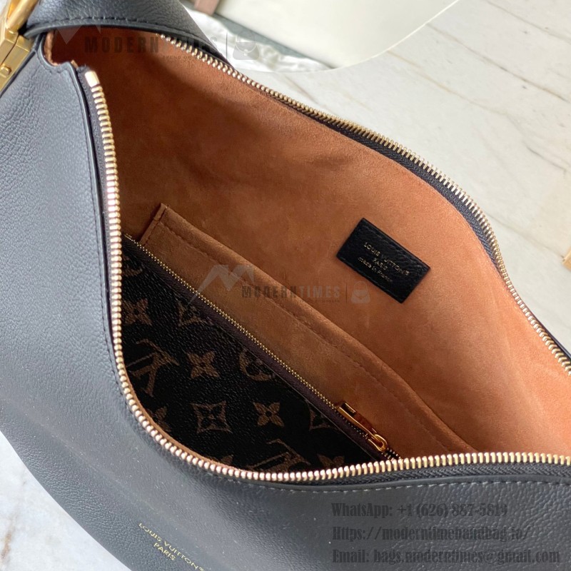 Louis Vuitton Low Key Cookie Medium Handbag – Black Apricot Brown – MB163C Chip