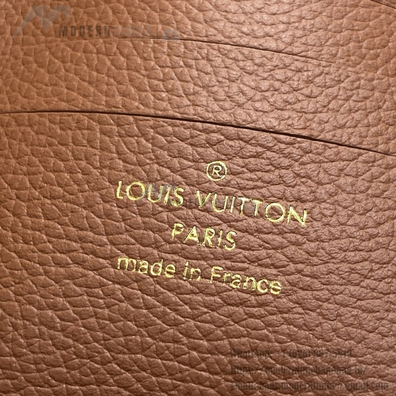 Louis Vuitton Wallet On Chain M12147 Brown Leather Monogram Shoulder Bag