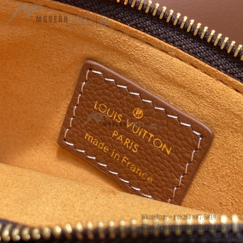 Louis Vuitton Wallet On Chain M12147 Brown Leather Monogram Shoulder Bag
