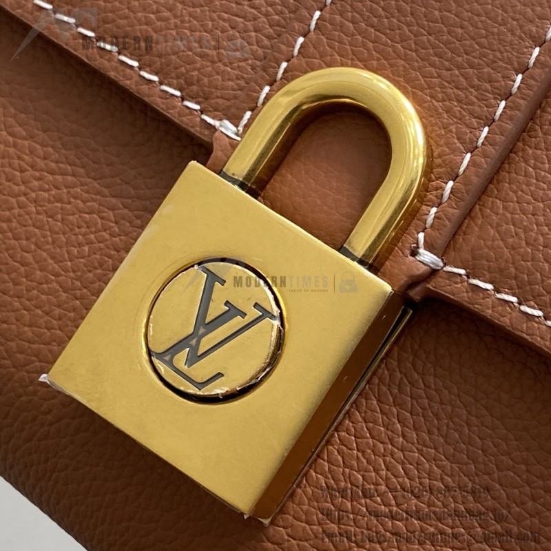 Louis Vuitton Wallet On Chain M12147 Brown Leather Monogram Shoulder Bag