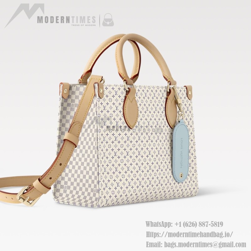 Louis Vuitton Onthego PM Handbag Dune Beige M15138