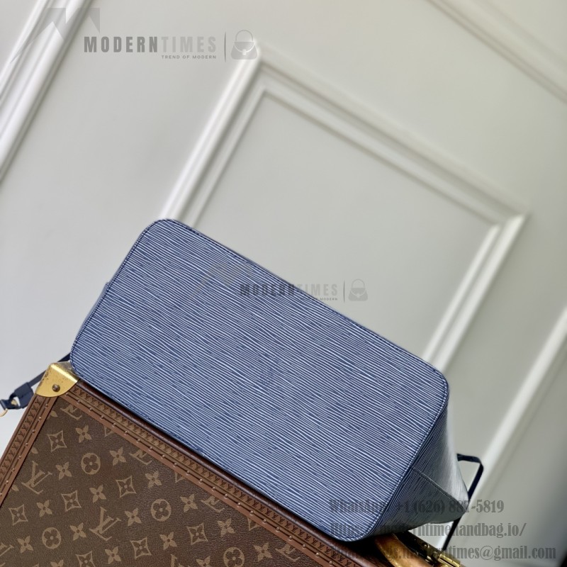 Louis Vuitton Neverfull MM M14856 Blue Epi Wave Leather Replica Handbag