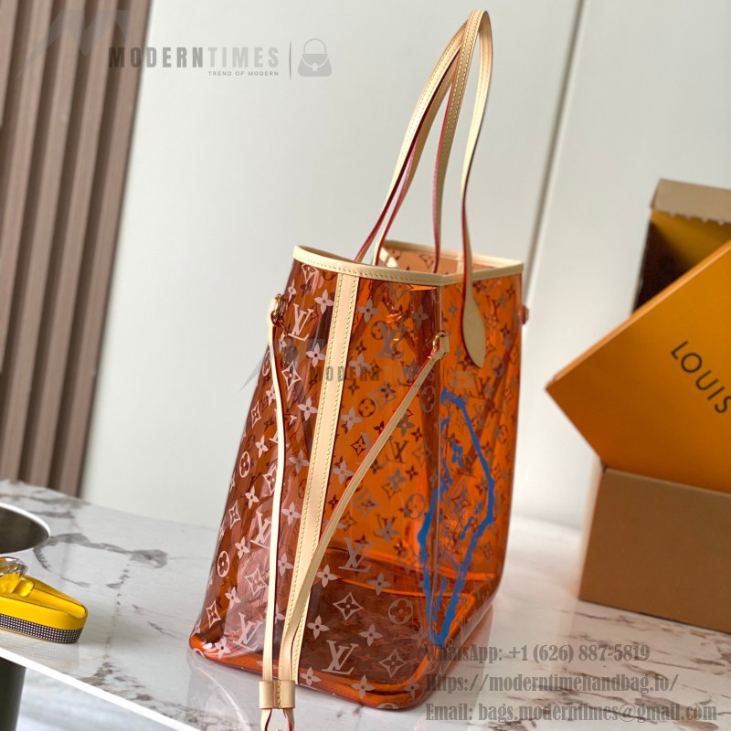 Louis Vuitton Neverfull GM Monogram Transparent PVC M14488 Replica