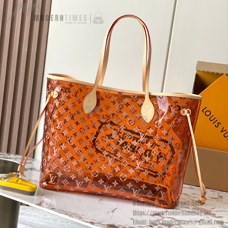 Louis Vuitton Neverfull GM Monogram Transparent PVC M14488 Replica