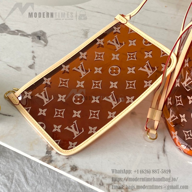 Louis Vuitton Neverfull GM Monogram Transparent PVC M14488 Replica