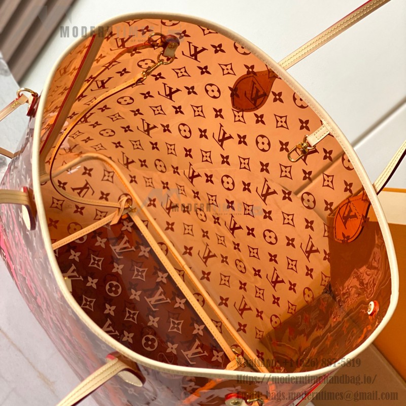 Louis Vuitton Neverfull GM Monogram PVC M14500 Transparent Handbag