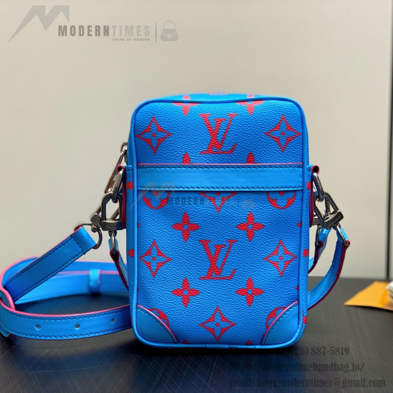 Louis Vuitton Danube PM Crossbody Bag M14685 Blue Monogram Glow – Men’s Replica