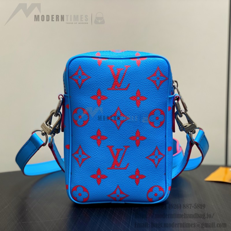 Louis Vuitton Danube PM Crossbody Bag M14685 Blue Monogram Glow – Men’s Replica