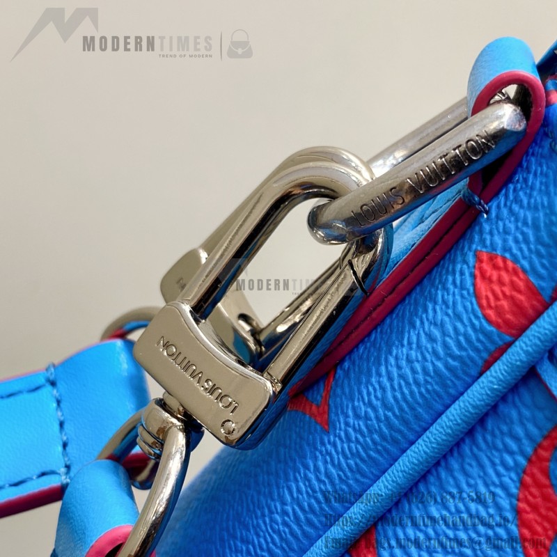 Louis Vuitton Danube PM Crossbody Bag M14685 Blue Monogram Glow – Men’s Replica