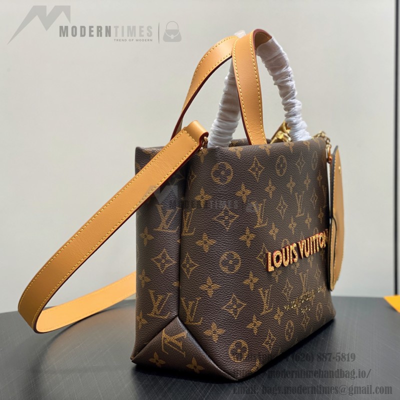 Louis Vuitton M13940 Pharrell & NIGO Small Square Monogram Bag with Clamp