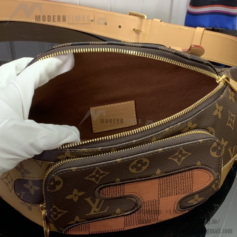 Louis Vuitton Rush Bumbag M15271 Multicolor Monogram with Damier Patches