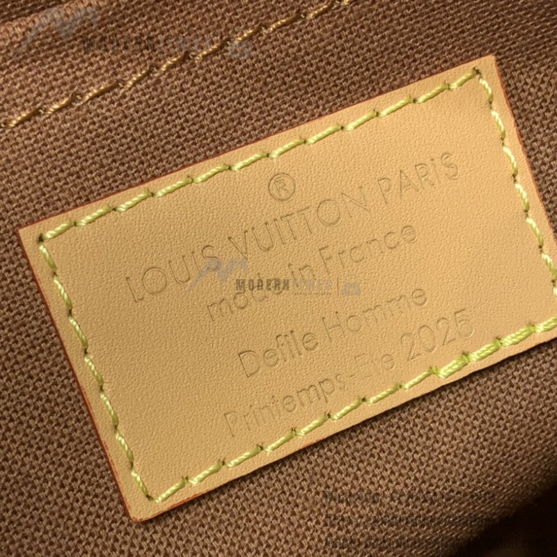 Louis Vuitton Keepall Bandoulière 25 M15428 Nigo Monogram & Damier Patchwork Canvas Bag