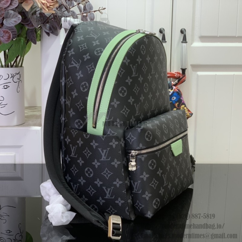 Louis Vuitton - Discovery Backpack PM M25887 Monogram Eclipse Black/Neon Green