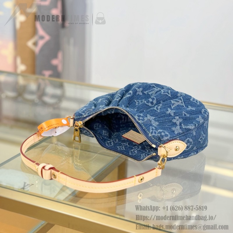 Louis Vuitton Pochette Valley M13571 Denim Blue Replica