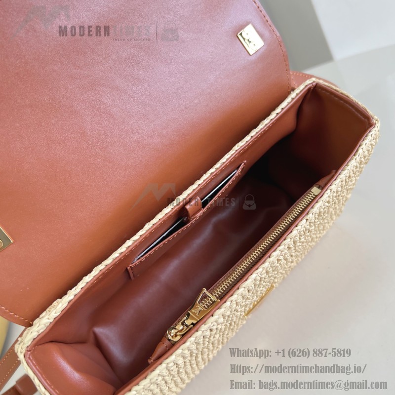 Louis Vuitton Twist Slim Small Bag M14309 Raffia Replica Handbag
