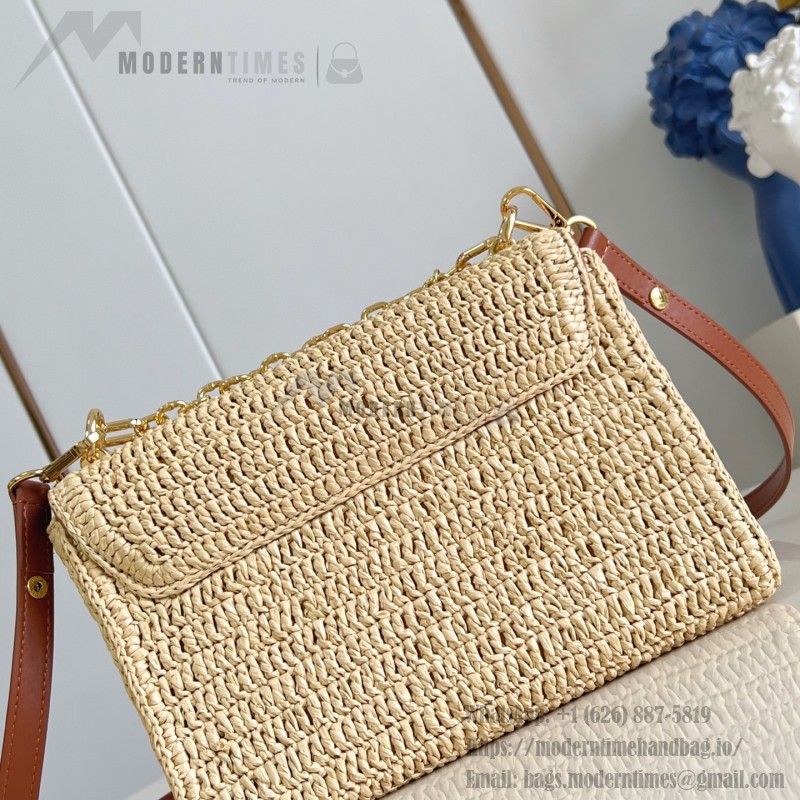 Louis Vuitton Twist Slim Small Bag M14309 Raffia Replica Handbag