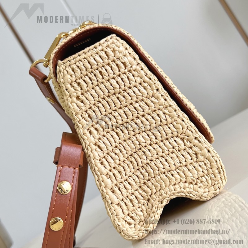 Louis Vuitton Twist Slim Small Bag M14309 Raffia Replica Handbag