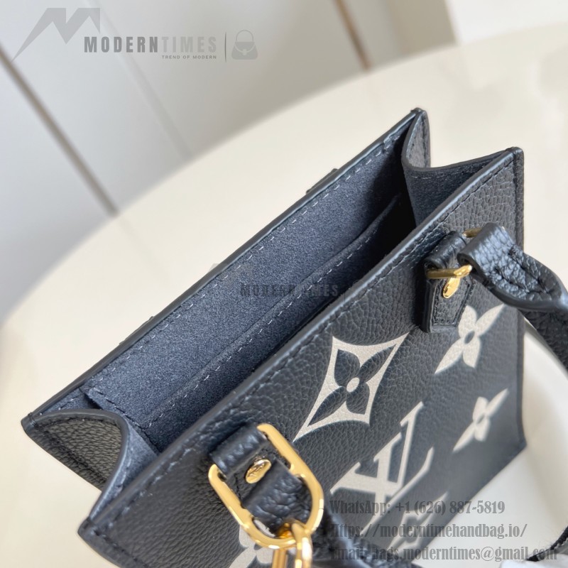 Louis Vuitton Petit Sac Plat M57937 Black Monogram Replica