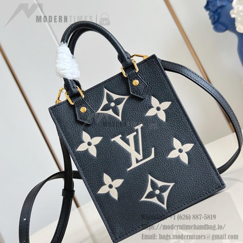 Louis Vuitton Petit Sac Plat M57937 Black Monogram Replica