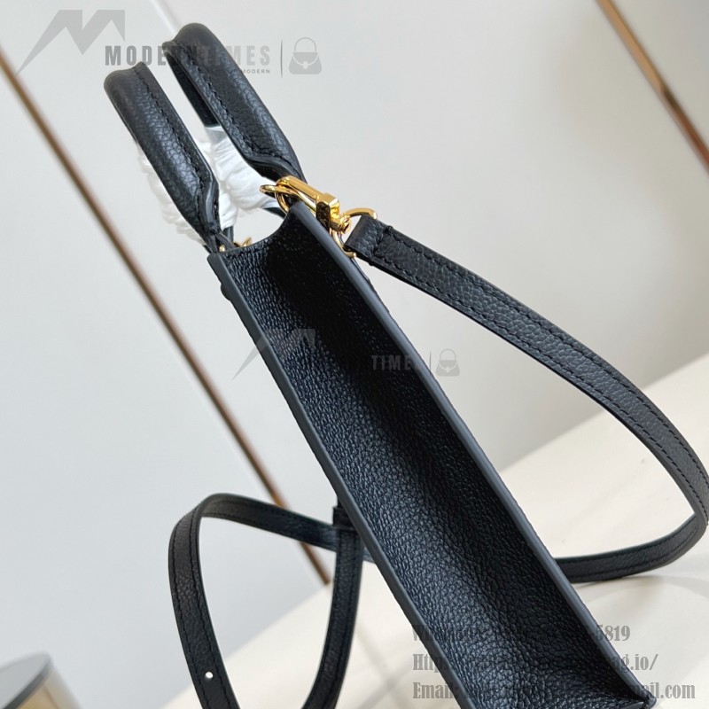 Louis Vuitton Petit Sac Plat M57937 Black Monogram Replica