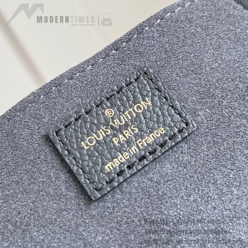 Louis Vuitton Petit Sac Plat M57937 Black Monogram Replica