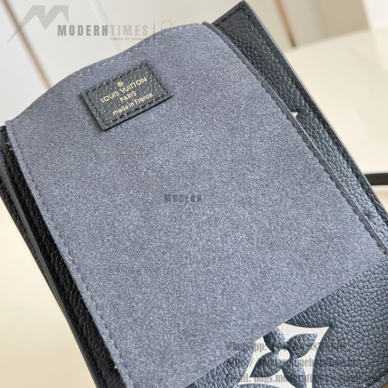 Louis Vuitton Petit Sac Plat M57937 Black Monogram Replica