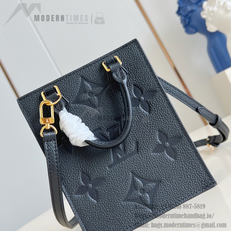 Louis Vuitton Petit Sac Plat M57937 Black Monogram Replica