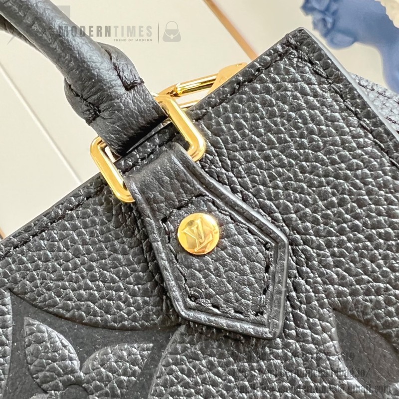 Louis Vuitton Petit Sac Plat M57937 Black Monogram Replica