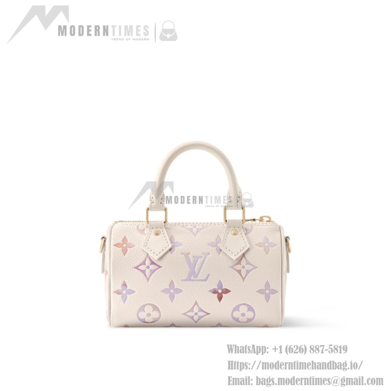 Louis Vuitton Nano Speedy Bag M25591 Embossed Leather Replica