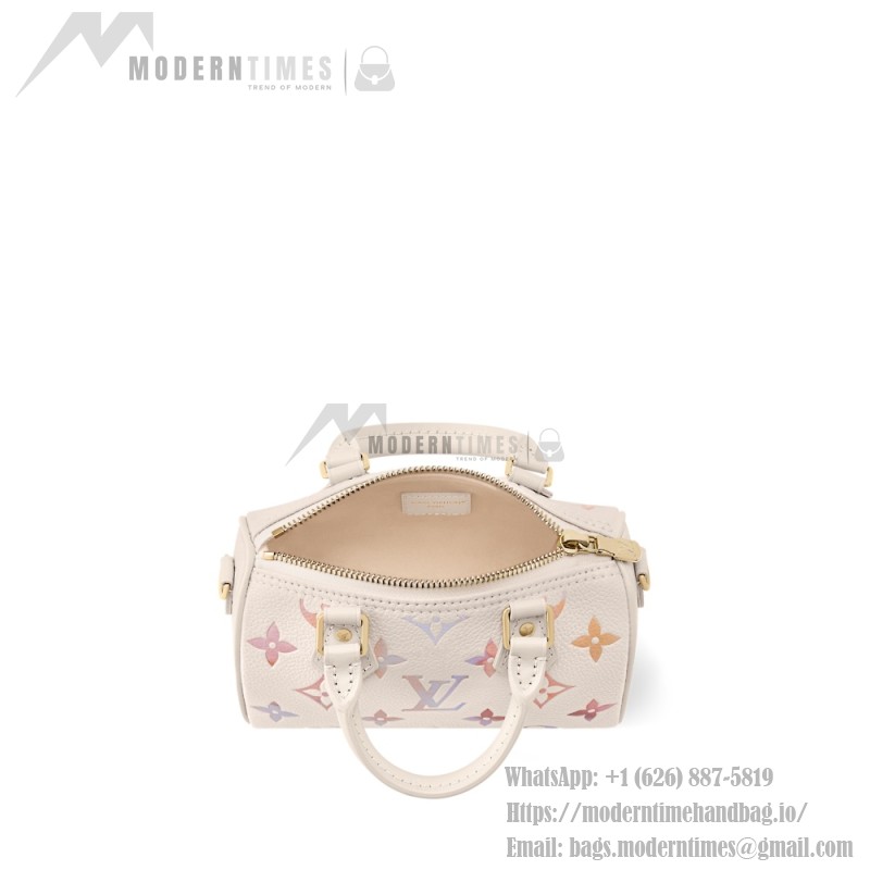 Louis Vuitton Nano Speedy Bag M25591 Embossed Leather Replica