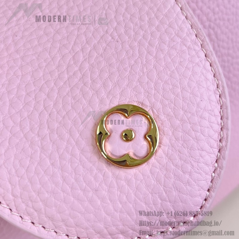 Louis Vuitton Capucines Mini Handbag M24740 Pink Taurillon Leather
