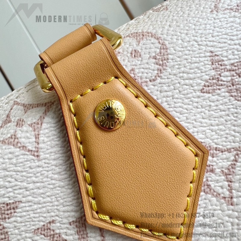 Louis Vuitton Speedy Soft 30 Lucky Handbag M15108 in Monogram Dune Canvas