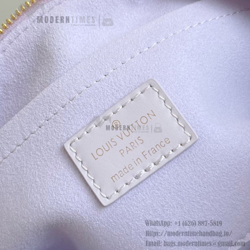 Louis Vuitton OnTheGo East West Handbag M15192 in Pastel Lilac Monogram Empreinte Leather