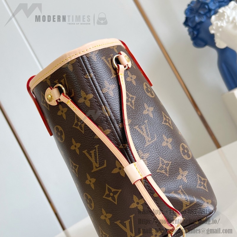 Louis Vuitton Neverfull Small Tote Bag M46979 in Monogram Canvas with Leather Trim