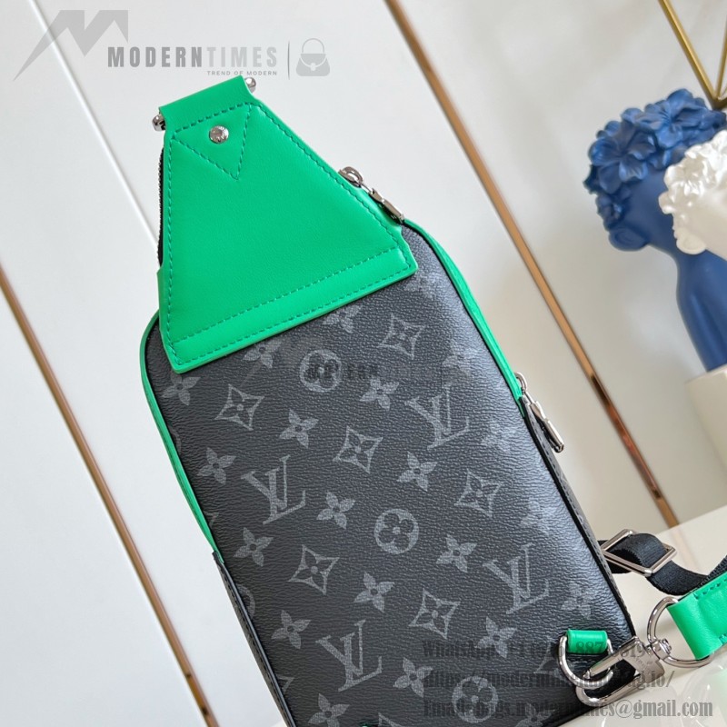 Louis Vuitton Avenue Small Shoulder Bag Monogram Eclipse M25891