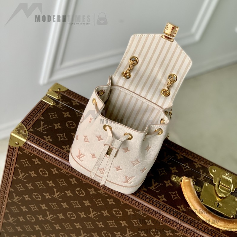 Louis Vuitton Nano Noé M13656 Dual Tone Monogram Empreinte Leather Backpack Replica