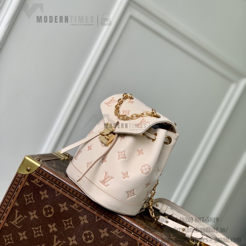 Louis Vuitton Nano Noé M13656 Dual Tone Monogram Empreinte Leather Backpack Replica