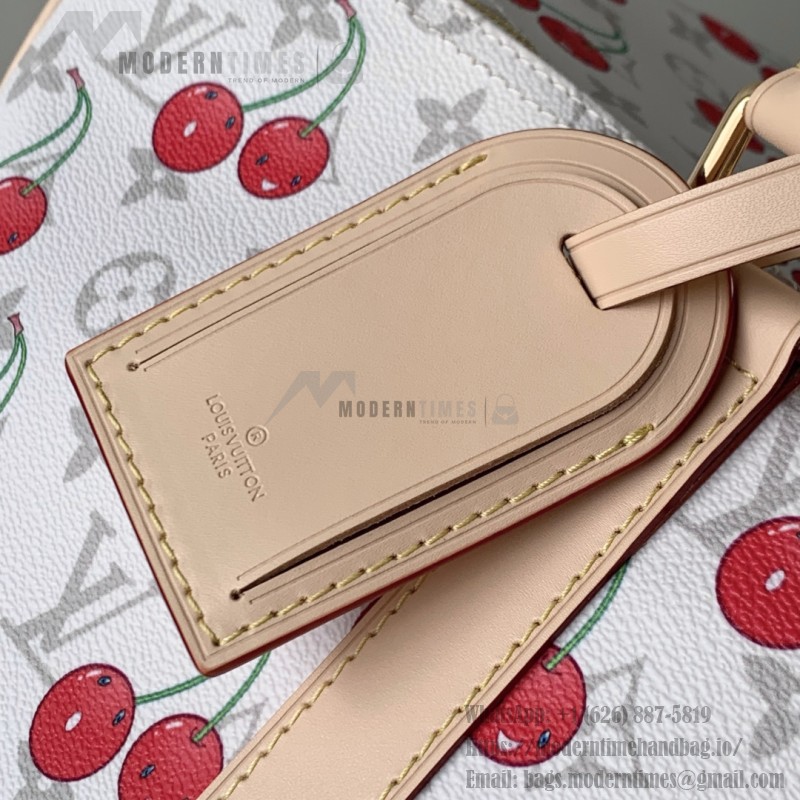 Louis Vuitton x Murakami Keepall Bandoulière 45 M13764 Cherry Monogram