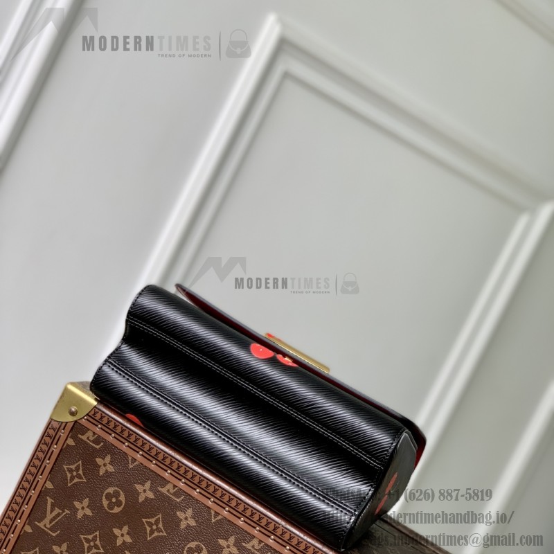 Louis Vuitton x Murakami Twist Medium Handbag M14094 Cherry Epi Leather