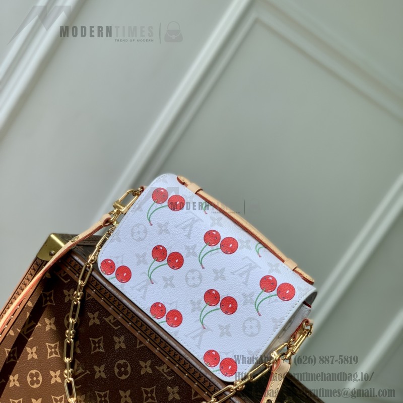 Louis Vuitton x Murakami Pochette Métis East West M14231 Cherry Monogram
