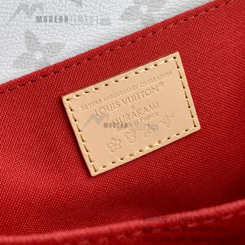 Louis Vuitton x Murakami Pochette Métis East West M14231 Cherry Monogram