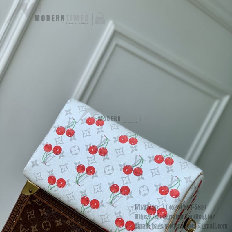 Louis Vuitton Speedy Soft 30 M14238 Cherry Monogram Murakami Reissue Bag