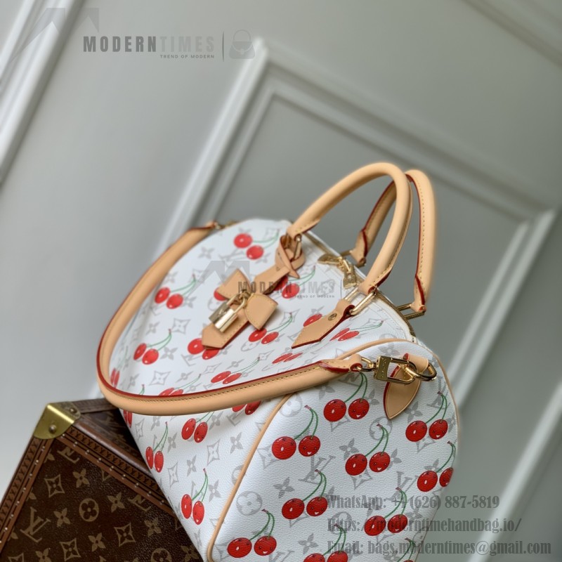 Louis Vuitton Speedy Soft 30 M14238 Cherry Monogram Murakami Reissue Bag